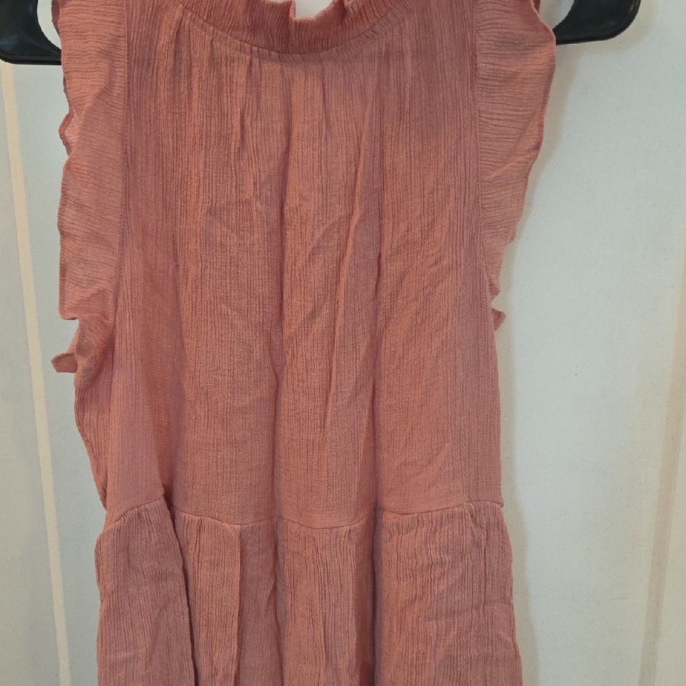 Sweet Wanderer Coral Sleeveless Top